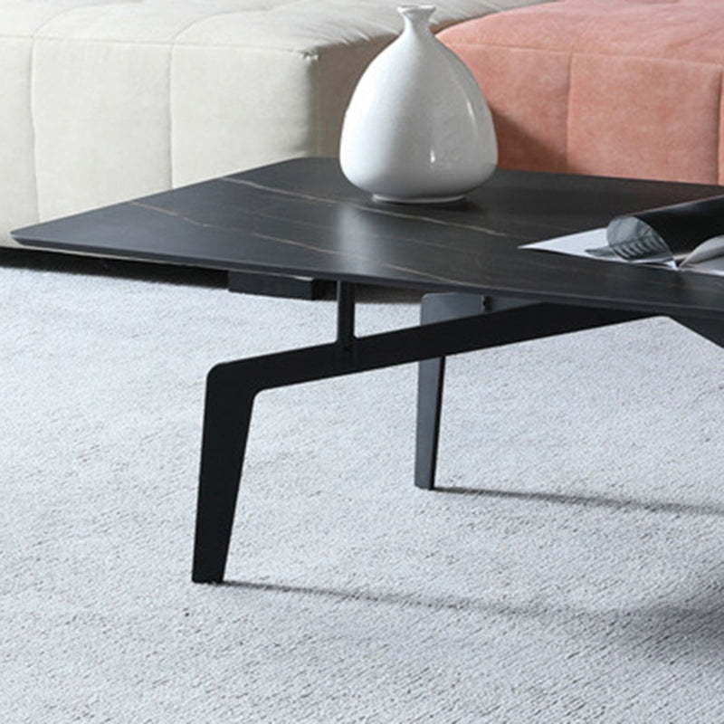 4 Legs 1 Single Coffee Table 16.14" High Metal Cocktail Table