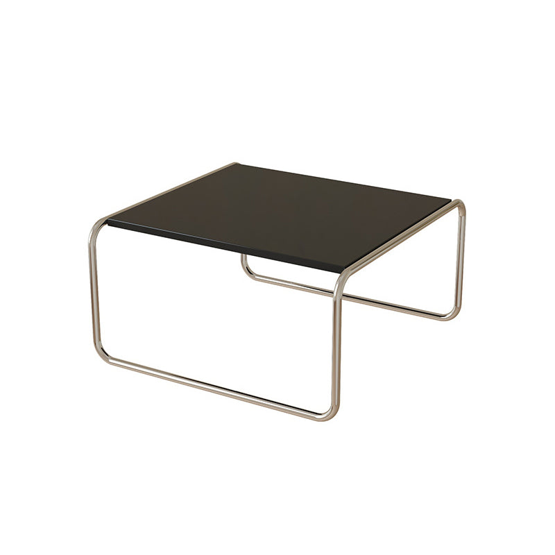 Square Steel Sled Coffee Table Modern 2 Nesting Cocktail Table