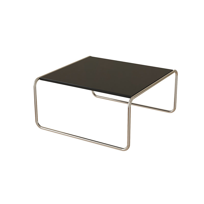 Square Steel Sled Coffee Table Modern 2 Nesting Cocktail Table