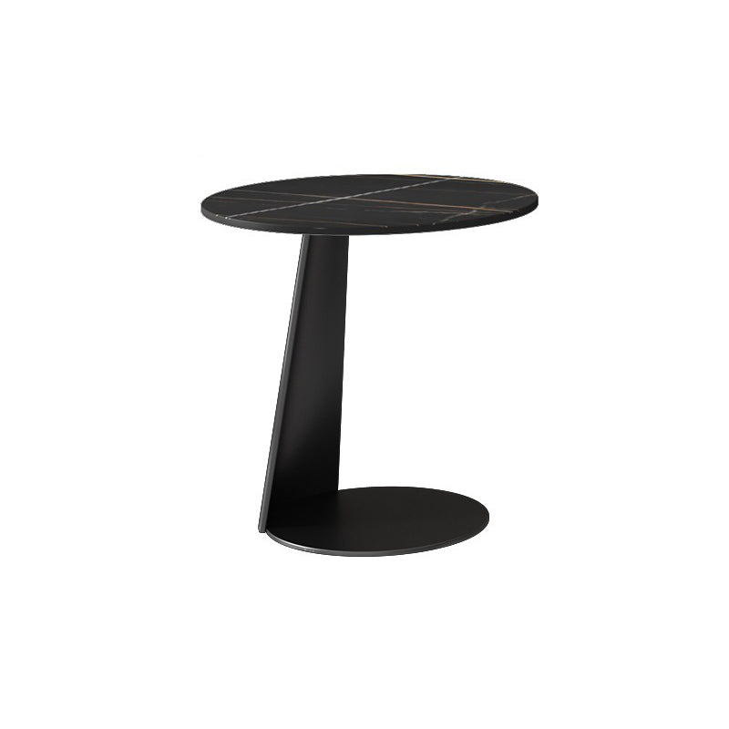 Glam Cocktail Table Pedestal/3 Legs Slate Round Single Coffee Table