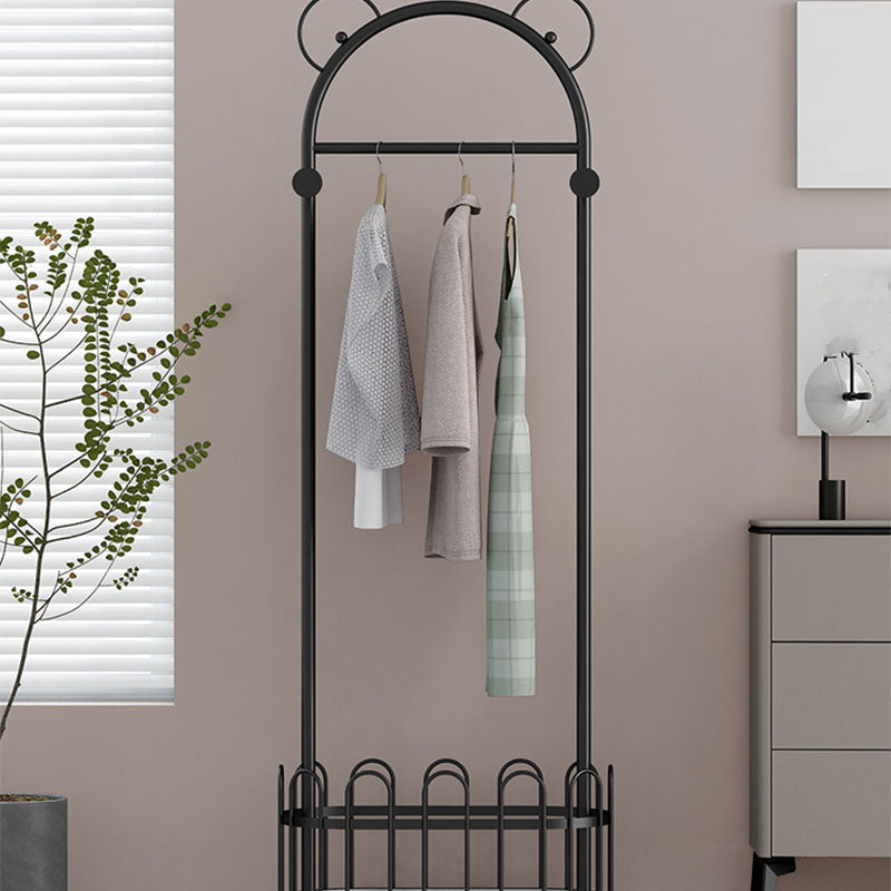 Glam Metallic Coat Hanger Free Standing Hooks Design Coat Rack for Bedroom