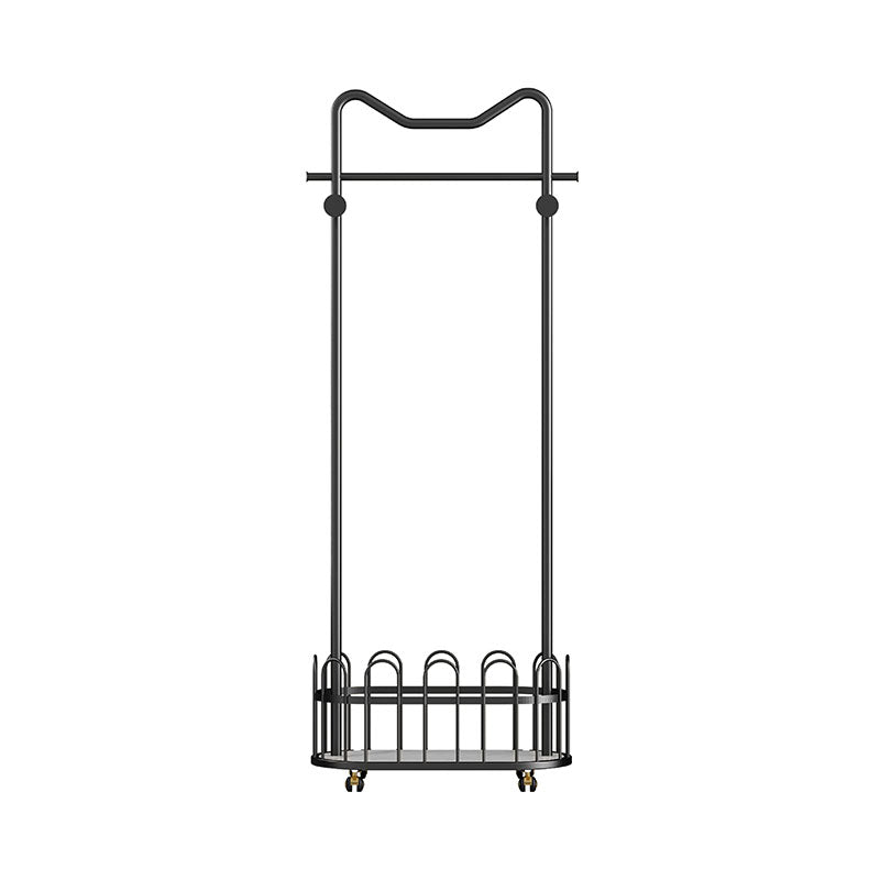 Glam Metallic Coat Hanger Free Standing Hooks Design Coat Rack for Bedroom