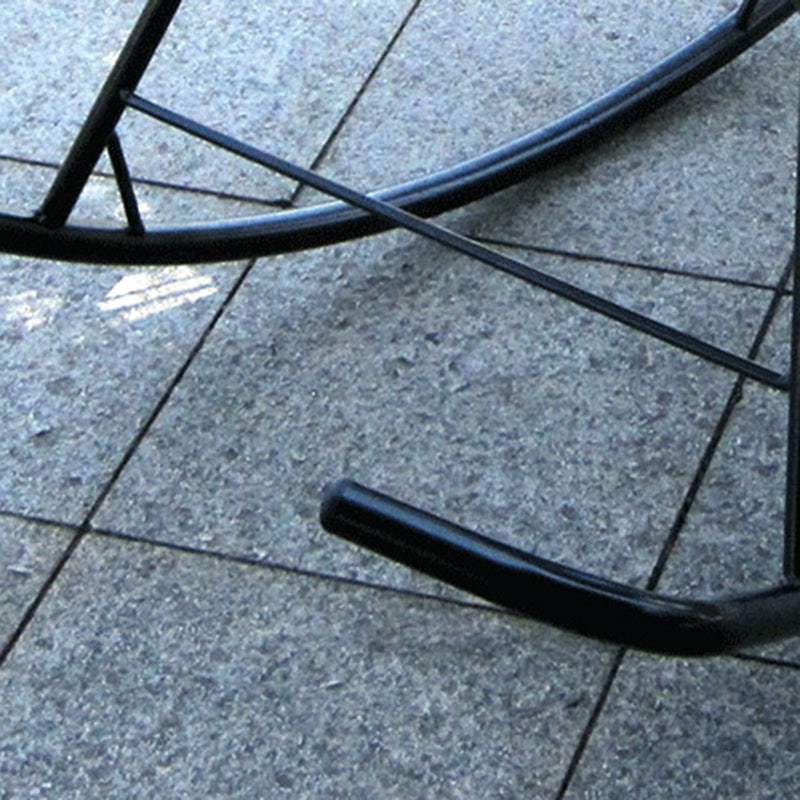 Modern Rocking Chair Wicker Woven Rope Weather-Resistant Rocker