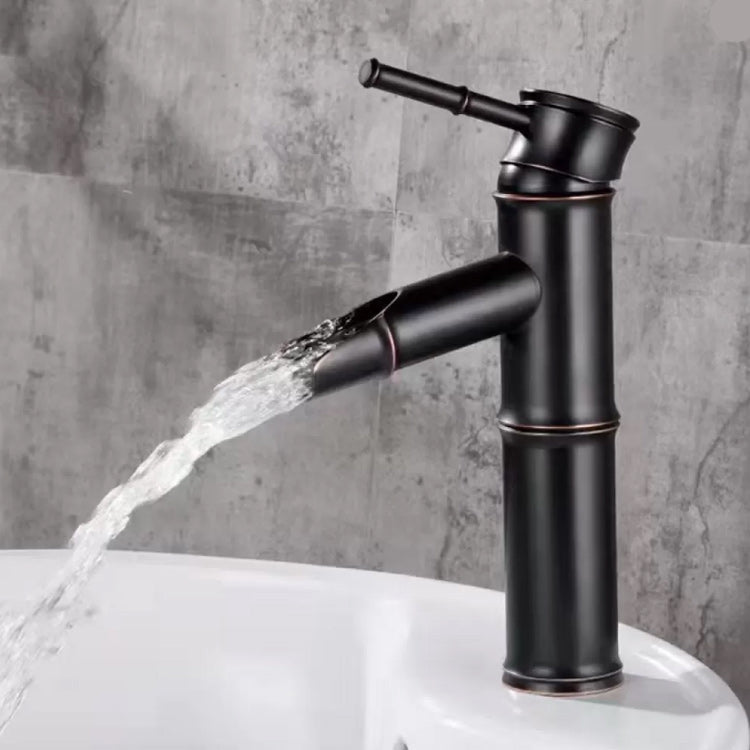 Farmhouse 1 Hole Vanity Sink Faucet Brass Circular Basin Faucet