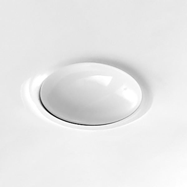 Contemporary Bathroom Sink Pop-Up Drain Porcelain Oval-Shape Vessel Lavatory Sink