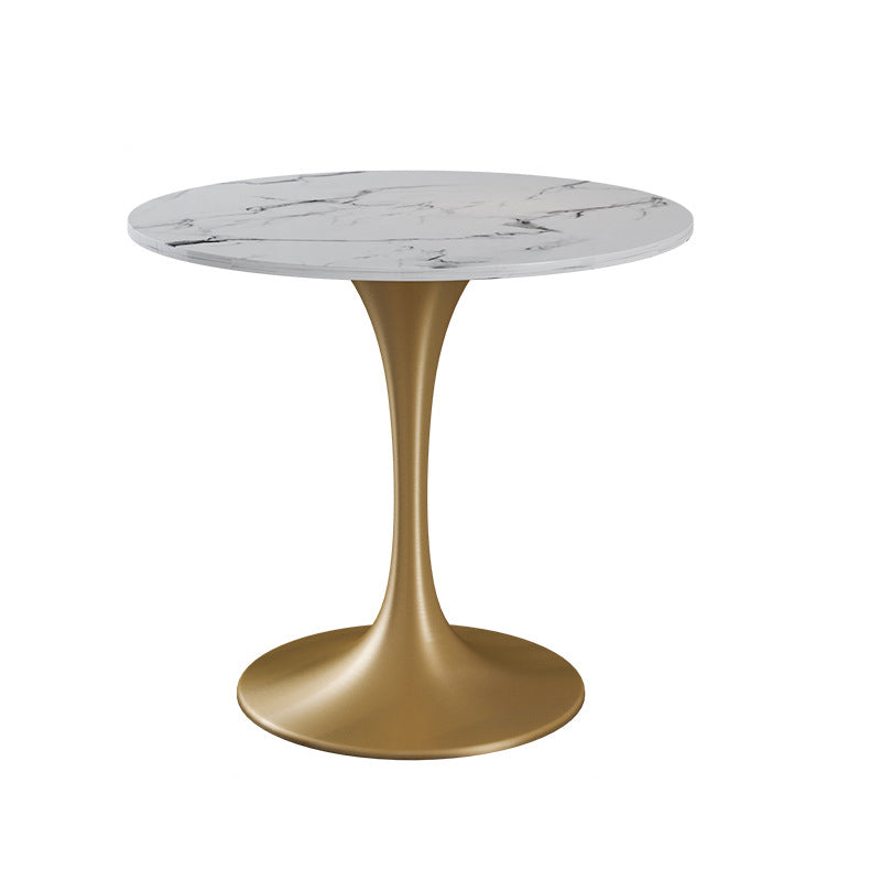 Modern Style Sintered Stone Dining Table Set White 1/2/4/5 Pieces Dining Set for Home Use