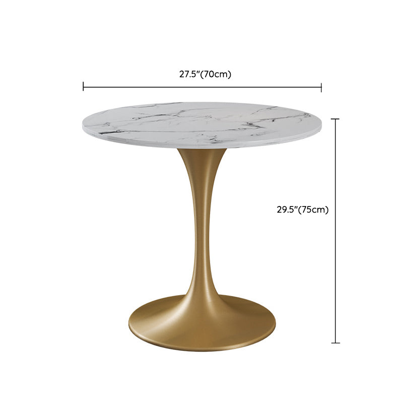 Modern Style Sintered Stone Dining Table Set White 1/2/4/5 Pieces Dining Set for Home Use