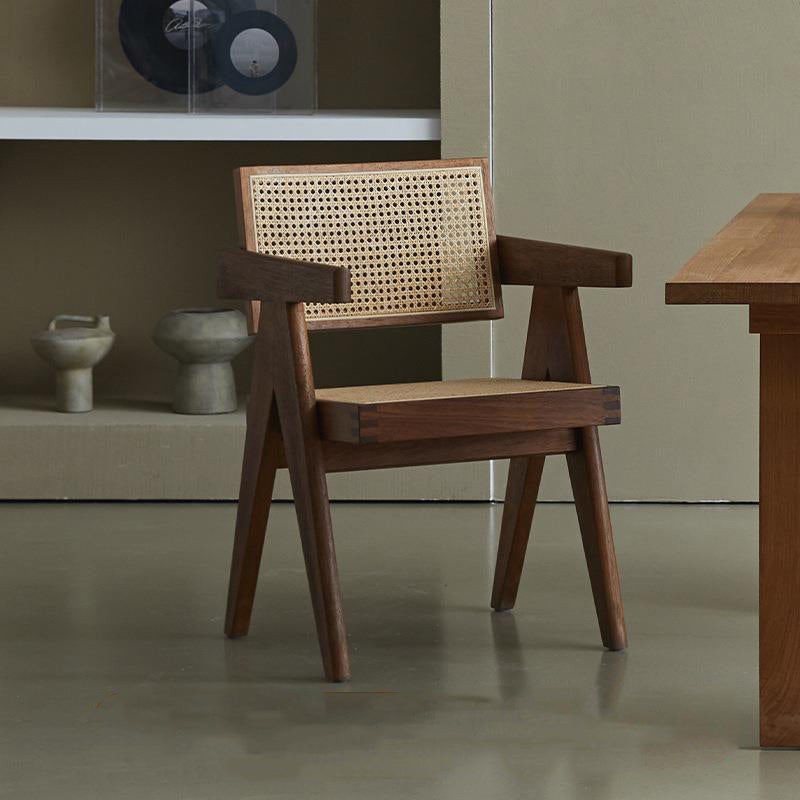 1/3/4/5 Pieces Rectangle Dining Set Solid Wood Dining Table with Wooden Chairs