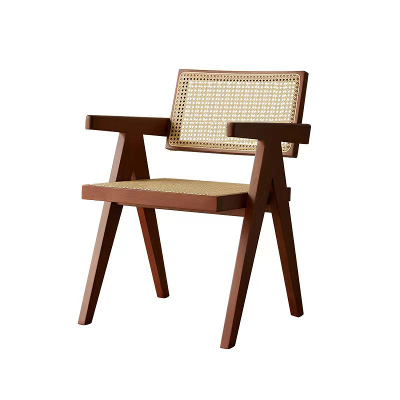 1/3/4/5 Pieces Rectangle Dining Set Solid Wood Dining Table with Wooden Chairs