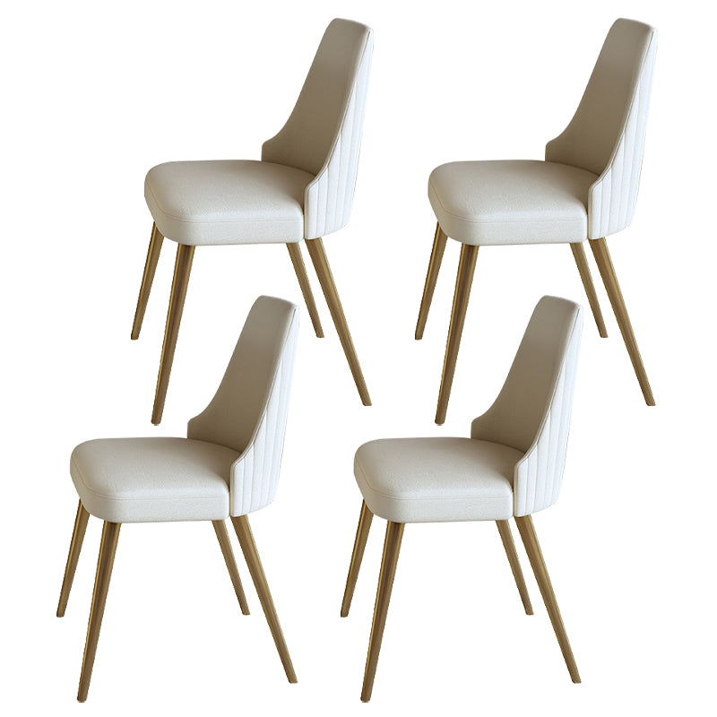 1/4/6/7/9 Pieces Rectangle Dining Set Sintered Stone Top Dining Table with Leather Chairs