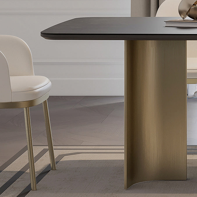 1/4/5/7 Pieces Designer Style Rectangle Dining Set Sintered Stone Top Dinette Table Set