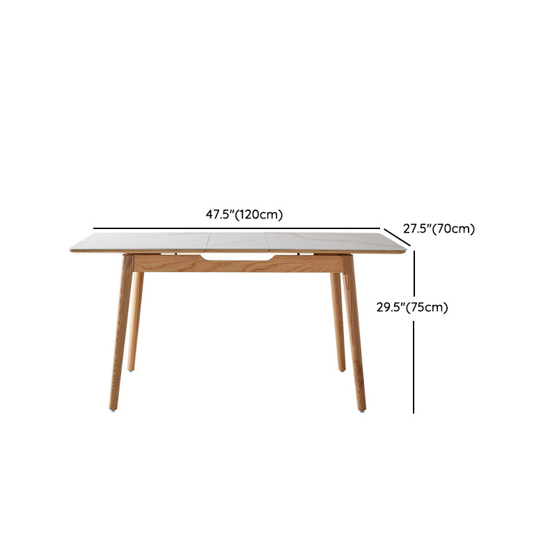 1/2/3/5 Pieces Designer Style Dining Table Set Sintered Stone Top Dinette Table Set