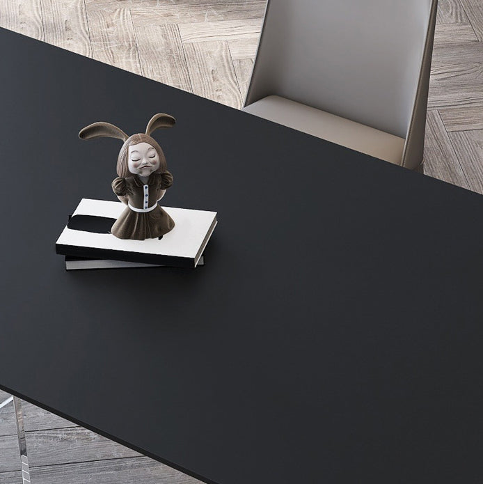 Sintered Stone Top Table Set 1/4/5/6 Pieces Designer Style Rectangle Dining Set