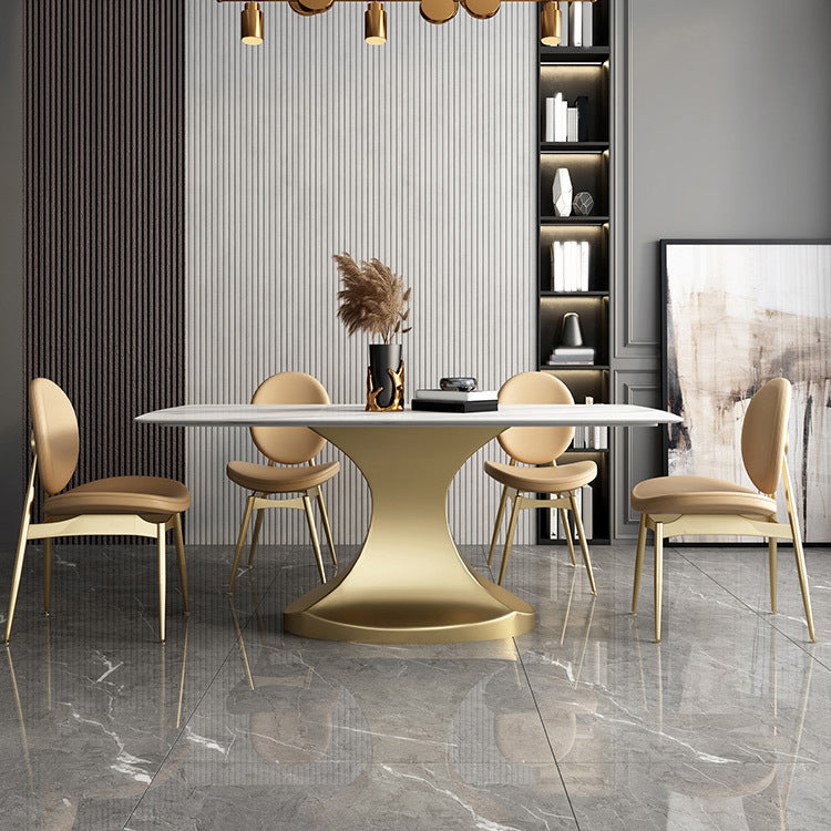 Designer Style 1/4/5/6/7 Pieces Rectangle Dining Set Sintered Stone Top Dinette Table Set