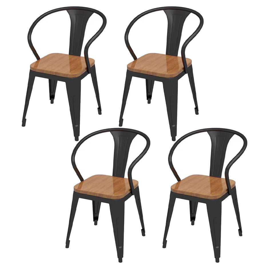 1/2/4/9 Pieces Modern Dining Set Solid Wood Round Table with Wooden Chairs