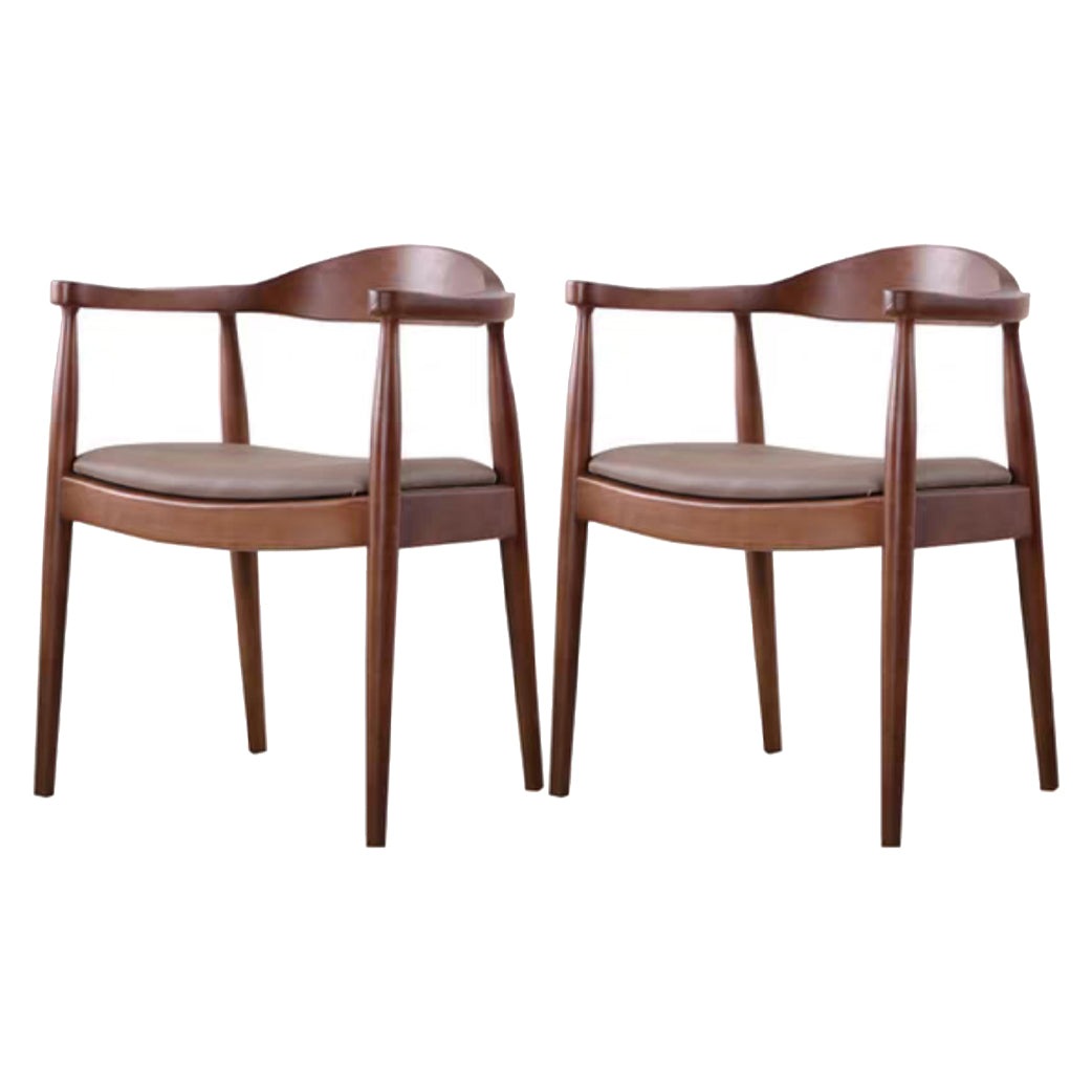 1/2/3/5 Pieces Rectangle Dining Set Solid Wood Dining Table with Wooden Chairs