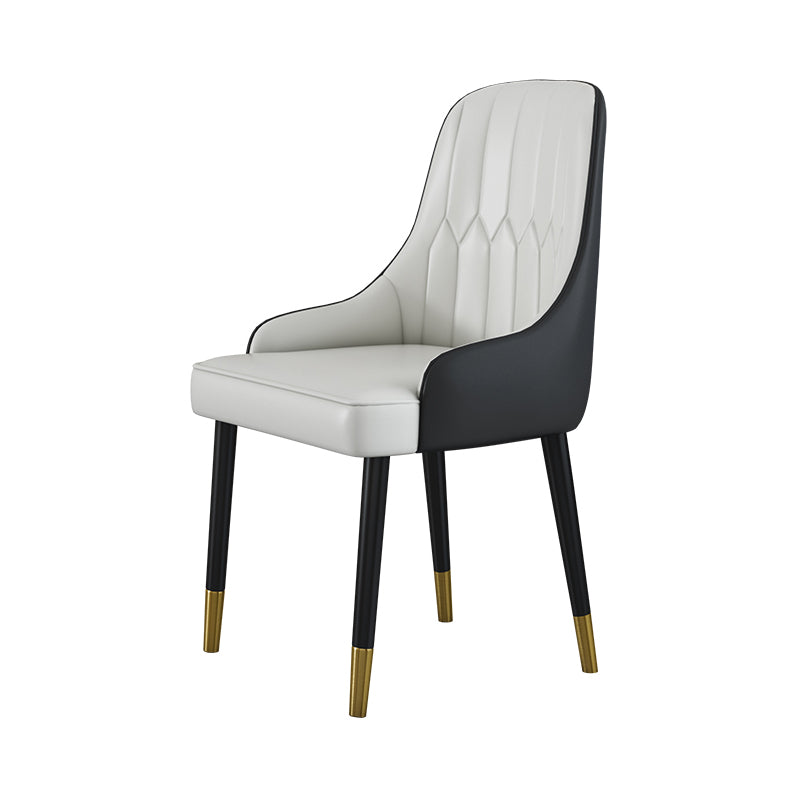 Modern Stone Dining Set 1/4/5 Pieces Round Dining Table Set with Padded Chairs