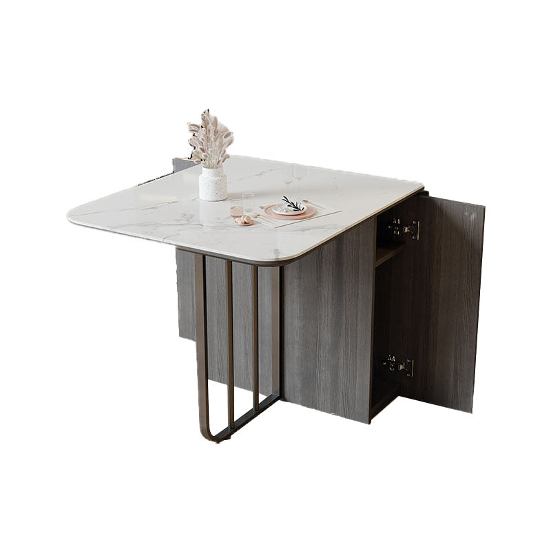 Modern Furniture Dining Set 1/3/5 Pcs Folding Table with Dining Upholstered Chairs