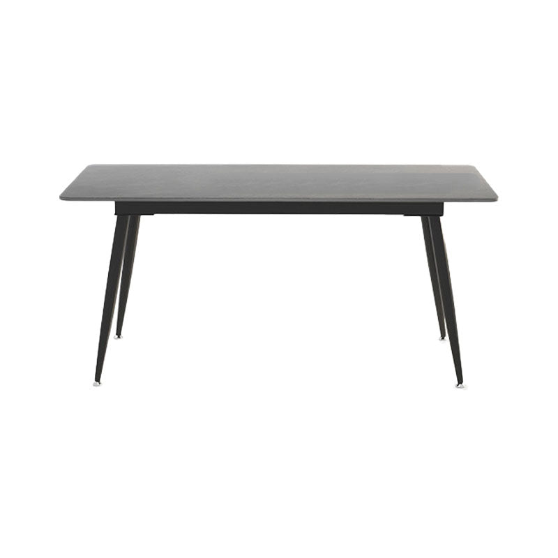 Metal Modern Dining Set with Solid Back Chairs 1/2/4/5/7 Pieces Dinette Set