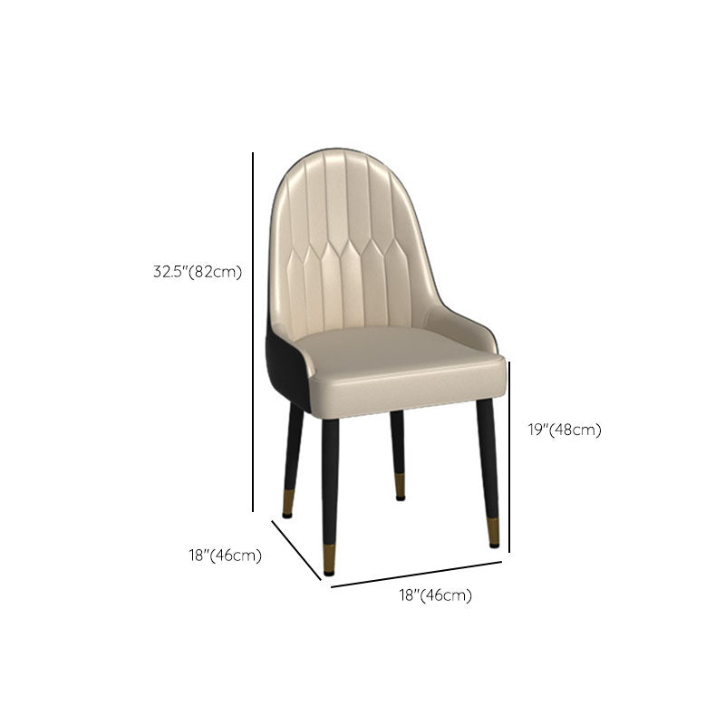 Contemporary Black Dining Table Set 1/2/7 Pieces Metal Dining Set with Padded Chairs