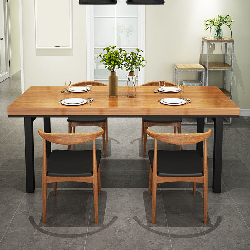 Industrial Home Dining Table Set 1/2/5 Pieces Solid Wood Dinette Set