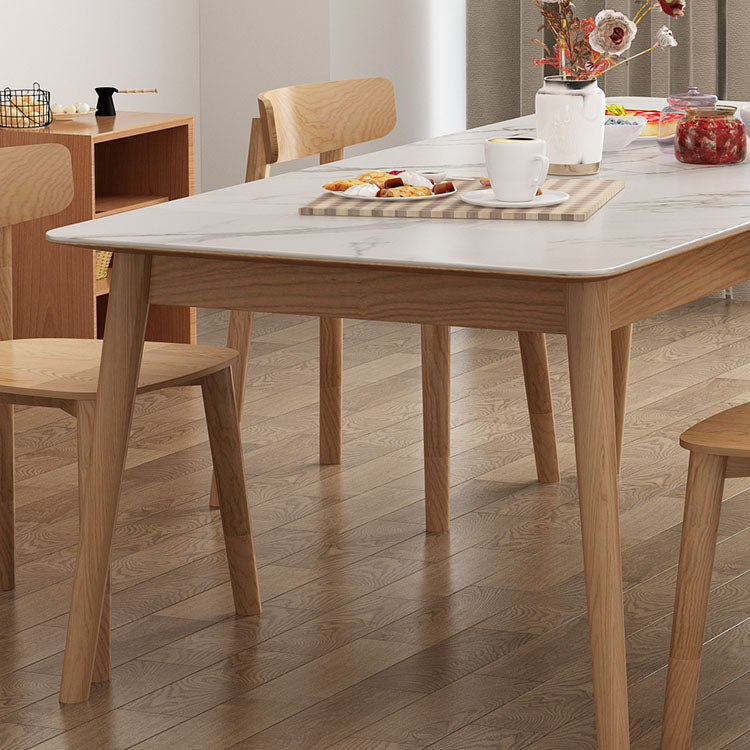 White Stone Top Dining Set for Home 1/2/5 Pieces Modern Dinette Set