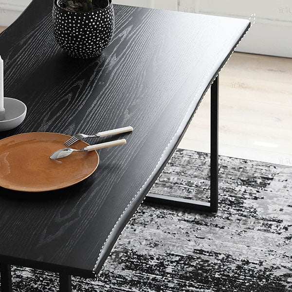 Modern 1/2 Pieces Dining Set Rectangle Wood Dining Table for Living Room