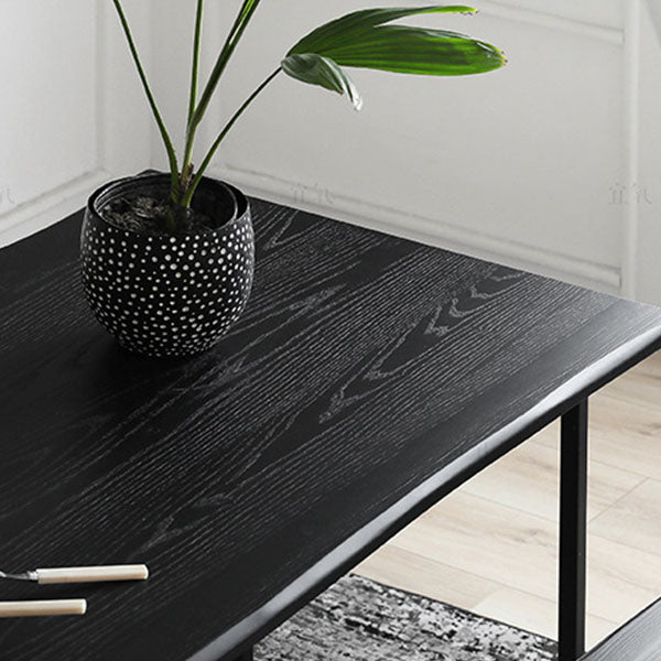 Modern 1/2 Pieces Dining Set Rectangle Wood Dining Table for Living Room