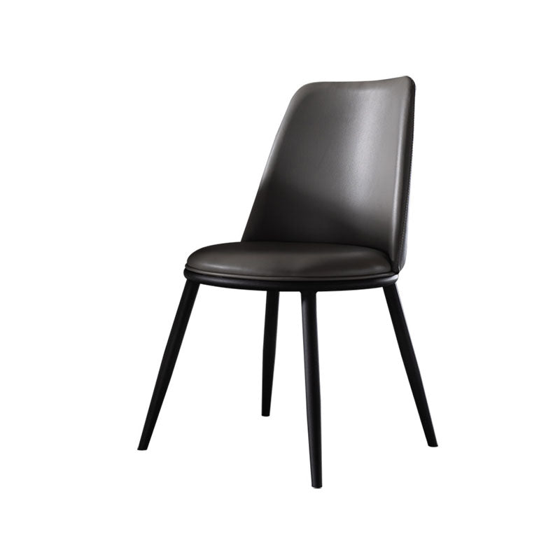 Modern Dining Table Set 1/4 Pcs Sintered Stone Dining Table with Faux Leather Chairs