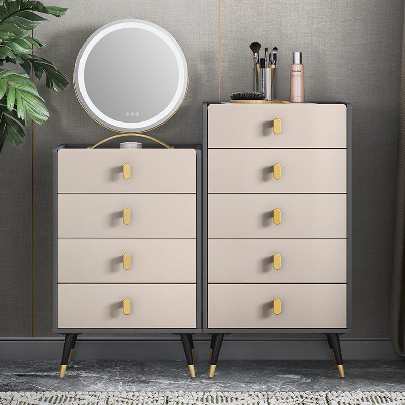 13.65-inch Width Dresser Glam Storage Chest with 4/5 Drawers