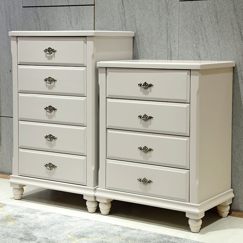 Traditional Storage Chest Solid Wood Dresser with 3/4/5 Drawers