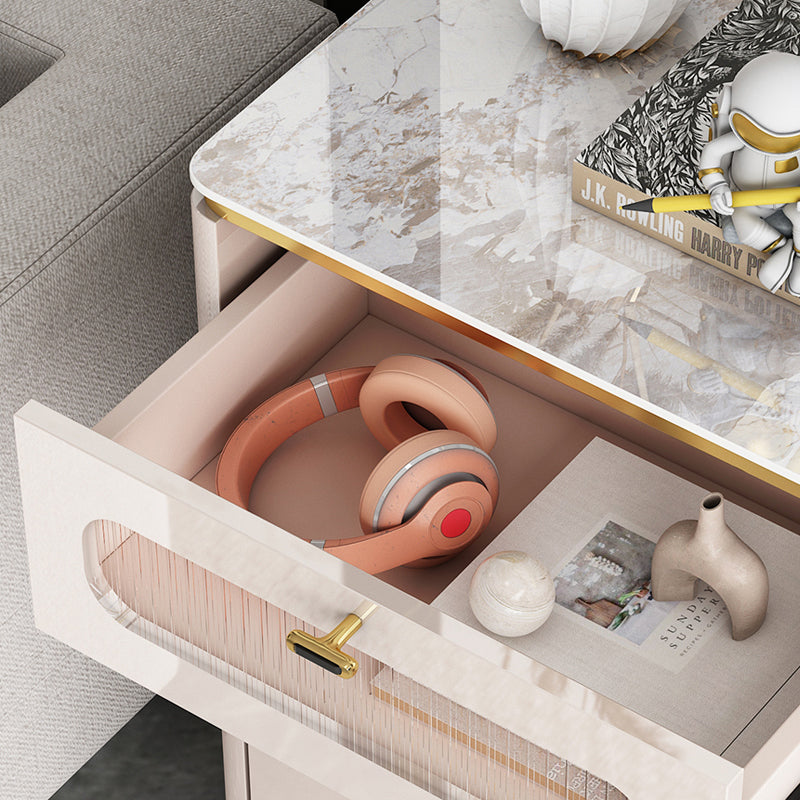 Glam Storage Chest Dresser Stone Storage Chest with 3/4/5 Drawers