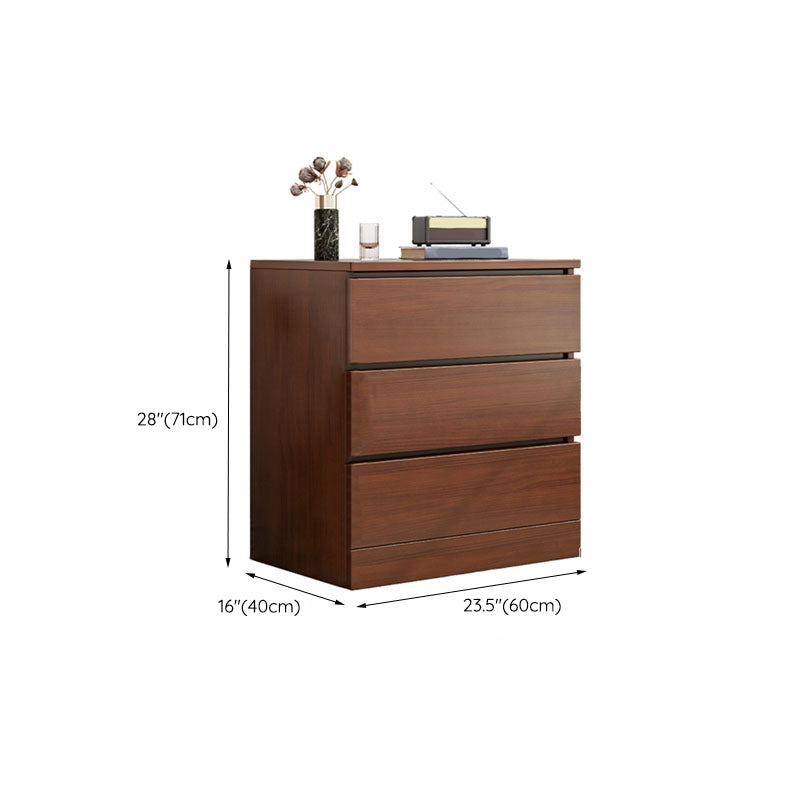 Modern Dresser Solid Wood Storage Chest with 3/4/5/6 Drawers