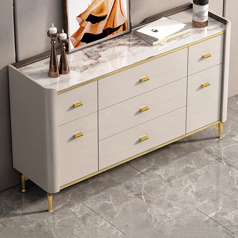 15.02-inch Width Storage Chest Ultra-Modern Stone Storage Chest Dresser