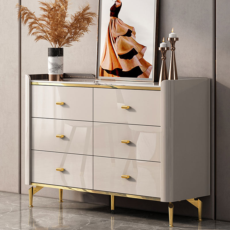 15.02-inch Width Storage Chest Ultra-Modern Stone Storage Chest Dresser