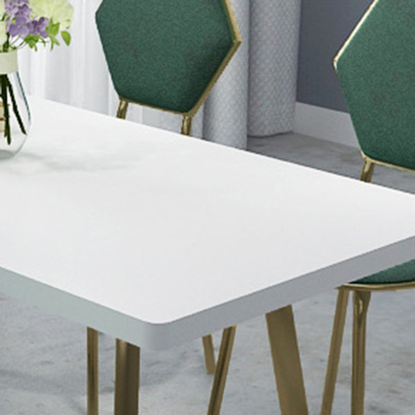 Solid Wood Dining Set with Velvet Chairs 1/3/5/7 Pieces Dinette Set for Home