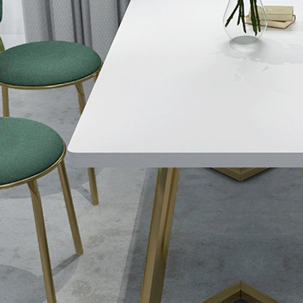 Solid Wood Dining Set with Velvet Chairs 1/3/5/7 Pieces Dinette Set for Home