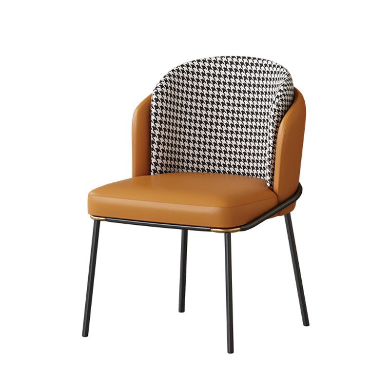 Round Dining Table Set with Metal Base 1/5 Pieces Modern Dinette Set for Kitchen