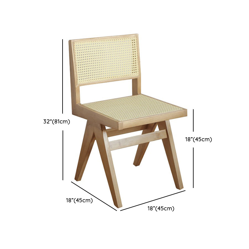 Wood Top Dining Table Set with Acrylic Base 1/4/5 Pieces Brown Dinette Set for Kitchen