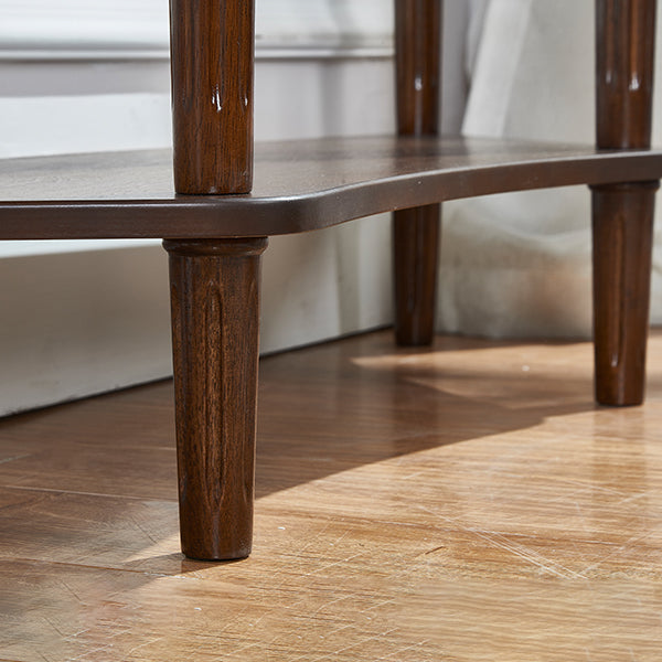 Mid-Century Modern Console Table Antique Finish Console Sofa Table