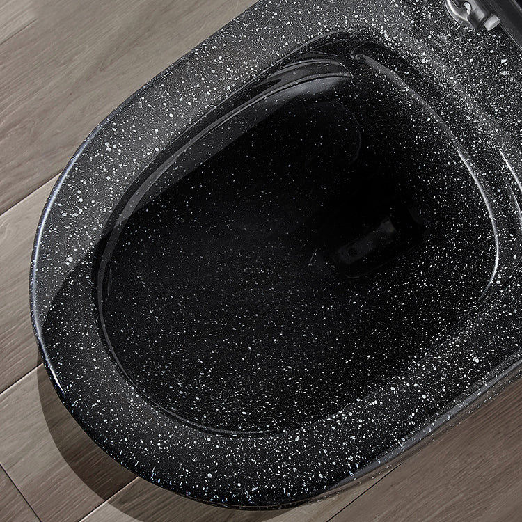 Floor Mount Flush Toilet Traditional One-Piece Toilet with Slow Close Seat