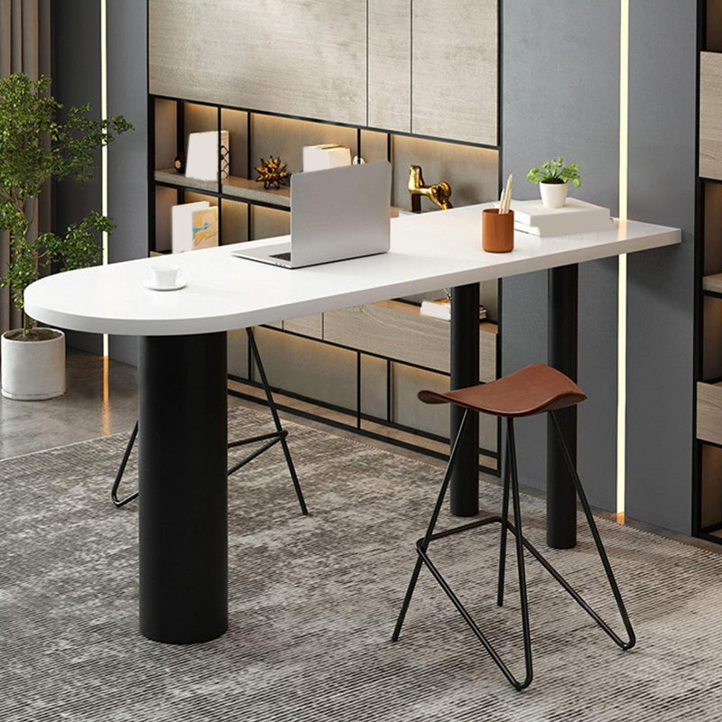 Modern Bar Table Solid Wood Specialty Pub Table for Home and Breakroom