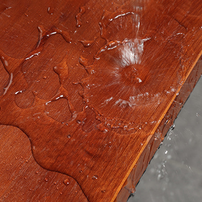 Industrial Bar Table Rectangle Solid Wood Pub Table for Breakroom