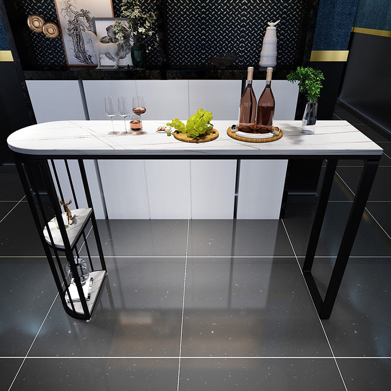 Modern Bar Table Bar Height Specialty Pub Table for Indoor and Breakroom