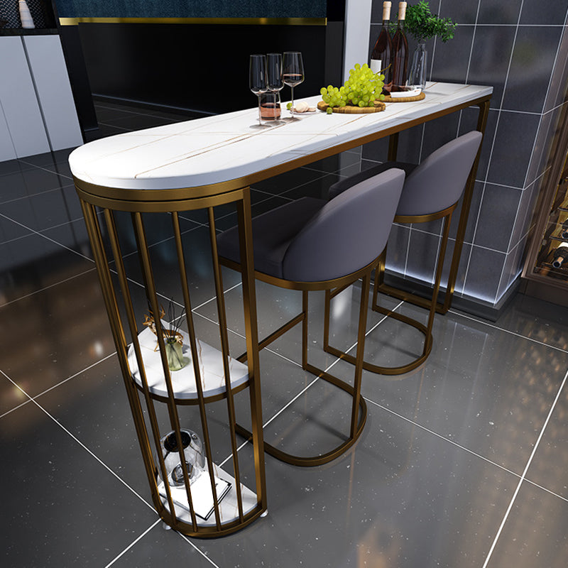 Modern Bar Table Bar Height Specialty Pub Table for Indoor and Breakroom