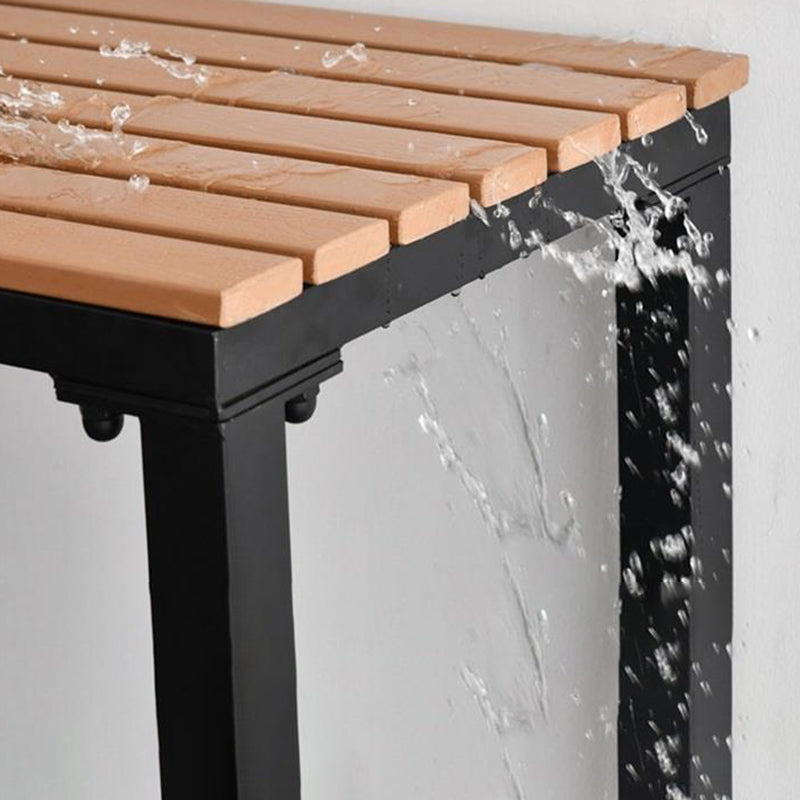 Modern 41.3"H Bar Table Rectangular Wooden Top Table for Bar