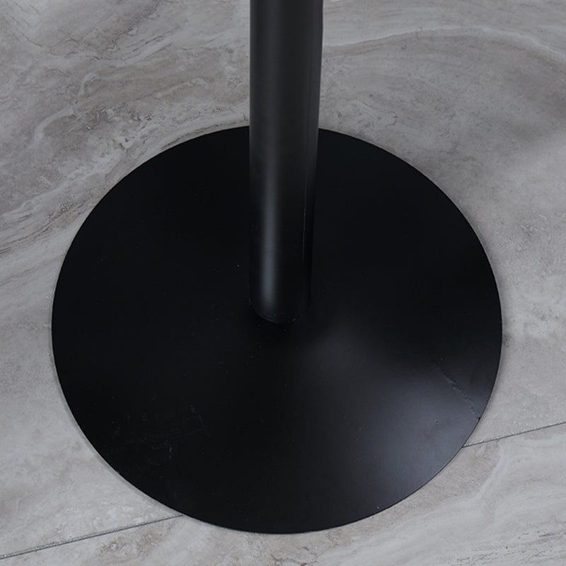 Industrial Metal Base Bar Table Black Iron Solid Wood Patio Bar Table