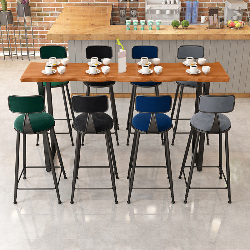 Modern Bar-height Table with Black Base 41.3-inch Height Table Base Bar Table