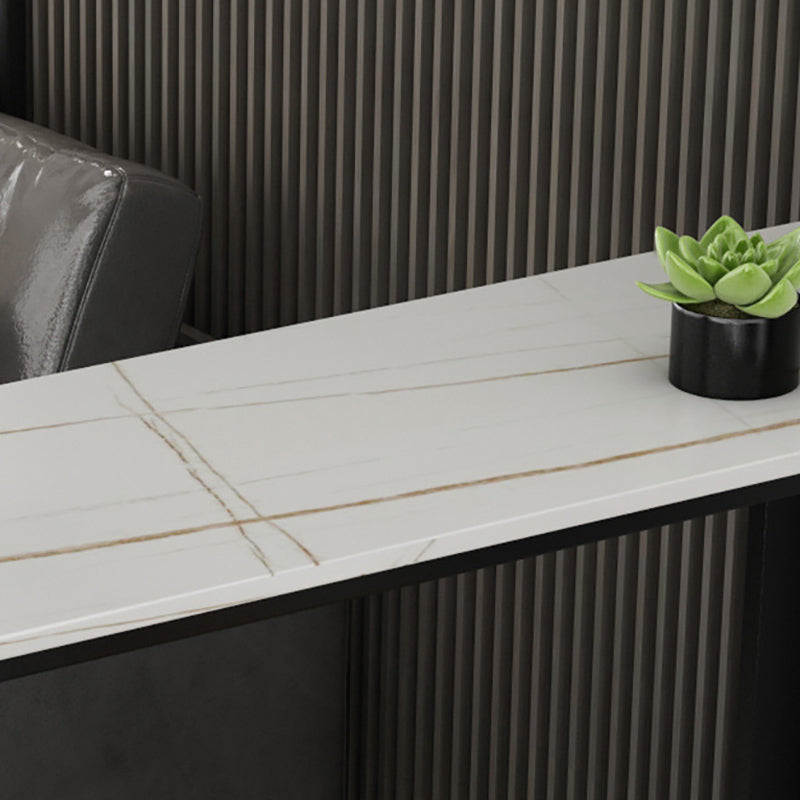 Modern Style Stone Counter Table Rectangle Counter Table for Home