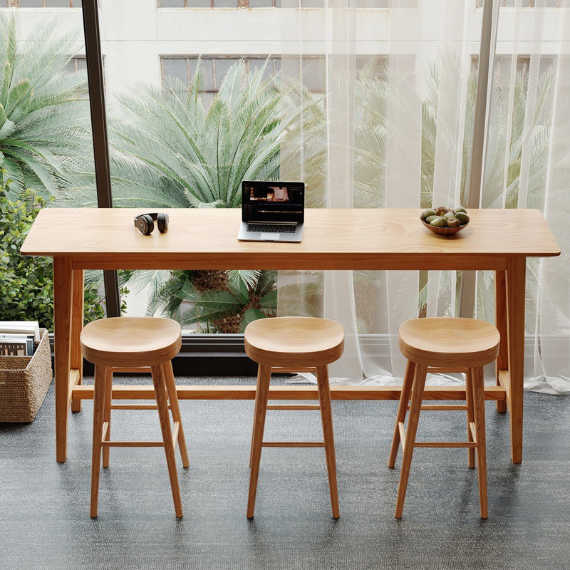 Modern Style Wood Bar Counter Table Rectangle Bar Counter Table for Home
